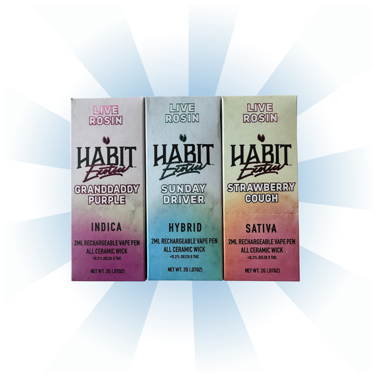 Habit: Live Rosin Vape Pen - 2 Grams