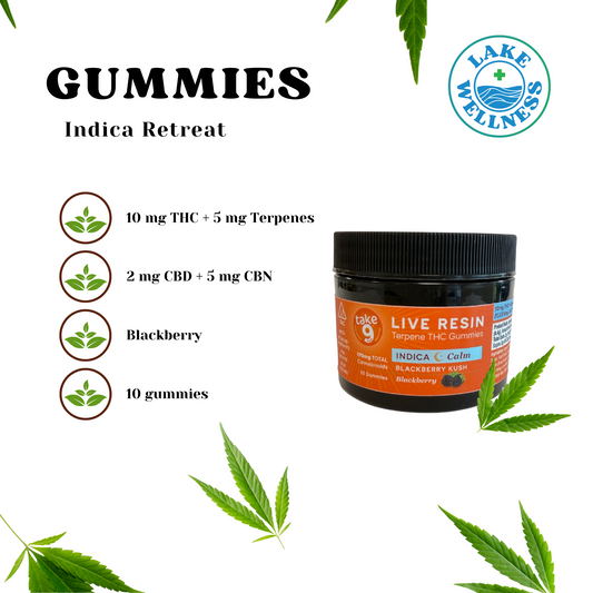 Calm Indica - Blackberry Kush (10mg THC / 2mg CBD / 5mg CBN / 5mg Terpenes)