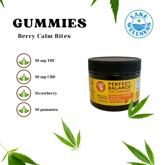 Strawberry 200mg (10mg CBD / 10mg THC) - Perfect Balance