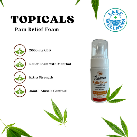 Topical Pain Relief Foam (2000mg CBD)