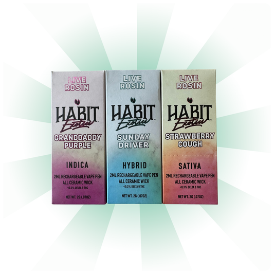 Habit: Live Rosin Vape Pen - 2 Grams