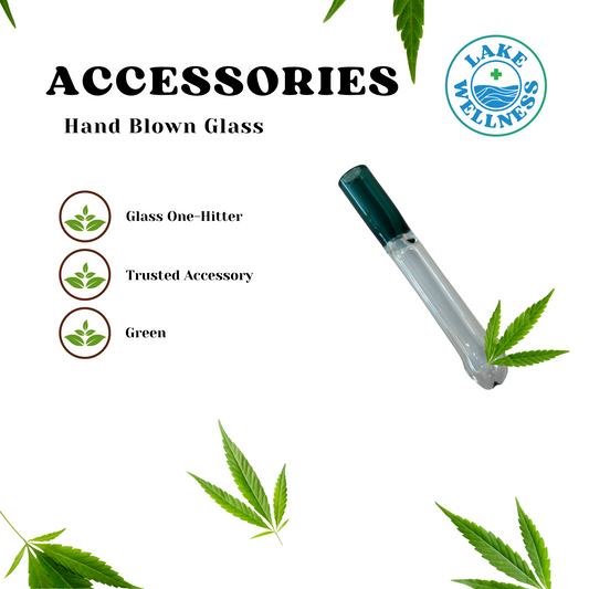 Hand Blown Glass one-hitters