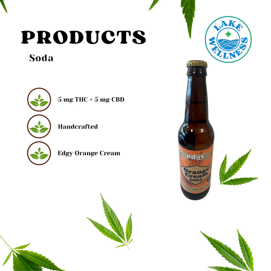 Case Edgy Orange Cream Soda THC