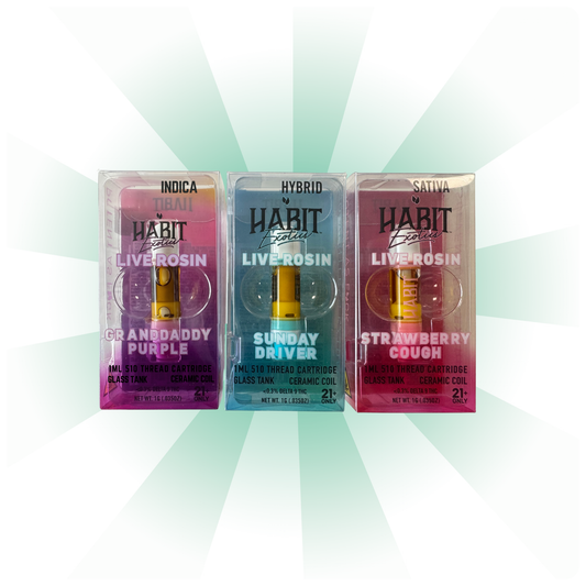 Habit: Live Rosin Cart - 1 Gram