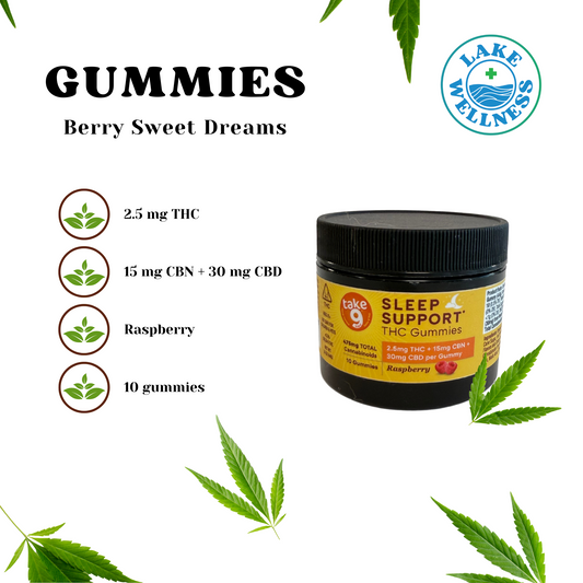 Sleep Support Raspberry (2.5mg THC / 30mg CBD / 15mg CBN)