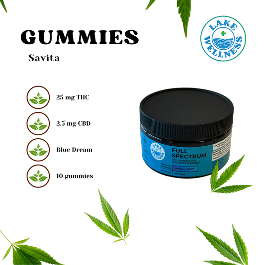 Blue Dream Sativa 525mg (25mg THC / 2.5mg CBD / 12.5mg CBG / 12.5mg CBC / 12.5mg Terpenes)