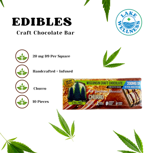 Churro Crunch Bar (450mg CBD / 200mg THC)